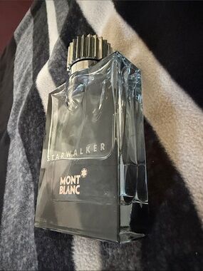 Mont Blanc Starwalker Clear Bottle with Gold Cap